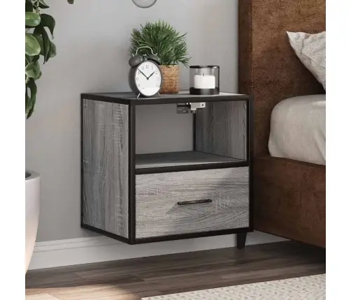 Sienas Naktsskapītis, Ozolkoka Krāsa, 40X31X39,5 Cm Vidaxl