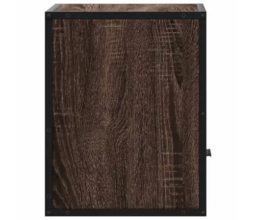 Sienas Naktsskapītis, Brūna Ozolkoka, 40X31X39,5 Cm Vidaxl Sienas Naktsskapītis, Brūna Ozolkoka, 40X31X39,5 Cm Vidaxl