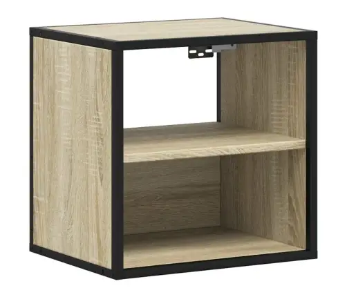 Sienas Naktsskapītis, 2 Gab., Ozolkoka Krāsa, 40X31X39,5 Cm Vidaxl Sienas Naktsskapītis, 2 Gab., Ozolkoka Krāsa, 40X31X39,5 Cm Vidaxl