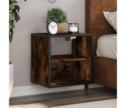 Sienas Naktsskapītis, Ozolkoka Krāsa, 40X31X39,5 Cm Vidaxl Sienas Naktsskapītis, Ozolkoka Krāsa, 40X31X39,5 Cm Vidaxl