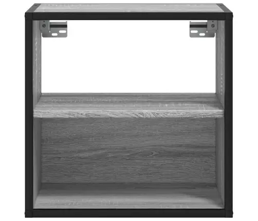 Sieninės Naktinės Spintelės, 2Vnt, Pilka, 40X31X39,5 Cm