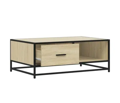 Kafijas Galdiņš, Ozola Krāsa, 90X57X35 Cm, Inženierijas Koks Vidaxl