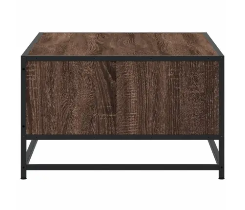 Kohvilaud, Pruun Tamm, 100X57X35 cm Tehispuit Ja Metall Kohvilaud, Pruun Tamm, 100X57X35 cm Tehispuit Ja Metall