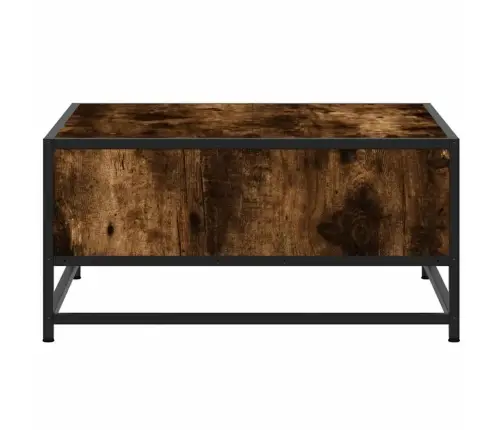 Kafijas Galdiņš Ozola Krāsa 60,5X60,5X30 Cm Inženierijas Koks Vidaxl