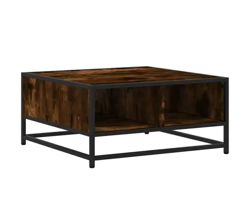 Kafijas Galdiņš Ozola Krāsa 60,5X60,5X30 Cm Inženierijas Koks Vidaxl