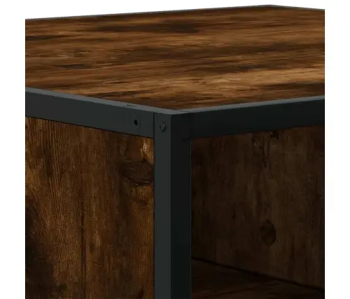 Kafijas Galdiņš Ozola Krāsa 60,5X60,5X30 Cm Inženierijas Koks Vidaxl