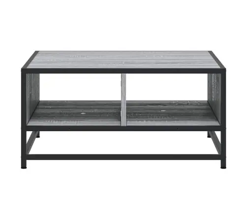 Kafijas Galdiņš, 60,5X60,5X30 Cm, Inženierijas Koks, Metāls Vidaxl