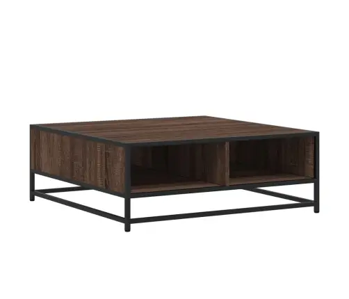 Kafijas Galdiņš, Brūna Ozola, 80X80X30 Cm, Inženierijas Koks Vidaxl