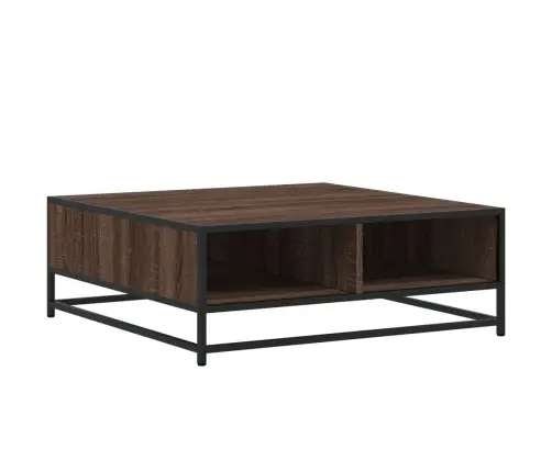 Kafijas Galdiņš, Brūna Ozola, 80X80X30 Cm, Inženierijas Koks Vidaxl