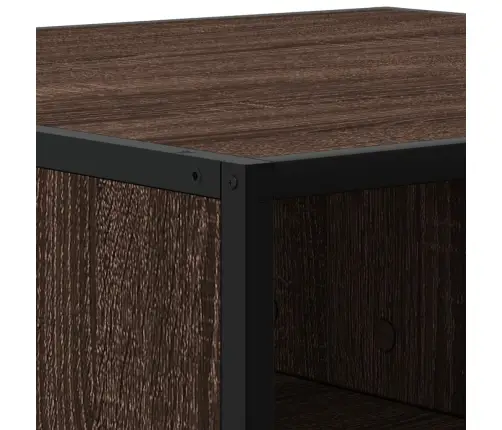 Kafijas Galdiņš, Brūna Ozola, 80X80X30 Cm, Inženierijas Koks Vidaxl