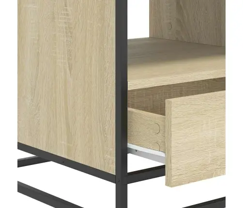 Kafijas Galdiņš, Ozola Krāsa, 100X50X45 Cm, Inženierijas Koks Vidaxl