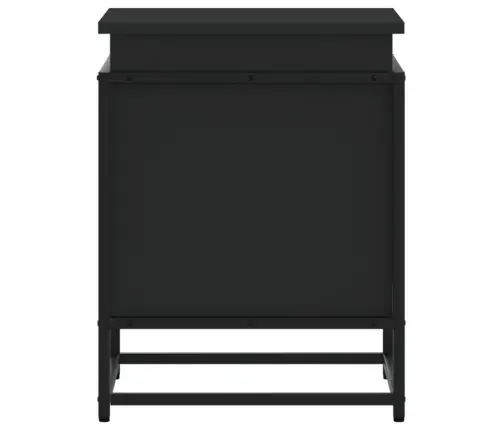 Daiktadėžė Su Dangčiu, Juoda, 40X40X51,5cm Apdirbta Mediena