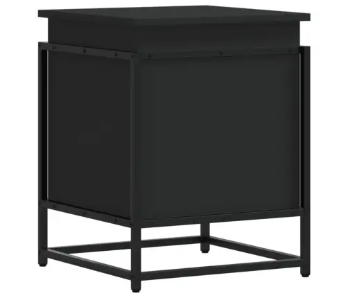 Daiktadėžė Su Dangčiu, Juoda, 40X40X51,5cm Apdirbta Mediena