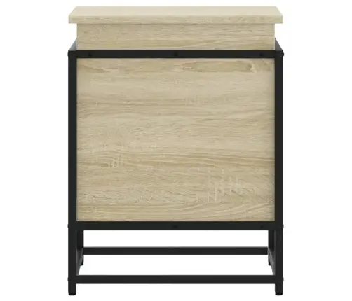 Uzglabāšanas Kaste Ar Vāku, 40X40X51,5 Cm, Inženierijas Koks Vidaxl