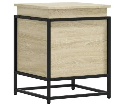 Uzglabāšanas Kaste Ar Vāku, 40X40X51,5 Cm, Inženierijas Koks Vidaxl