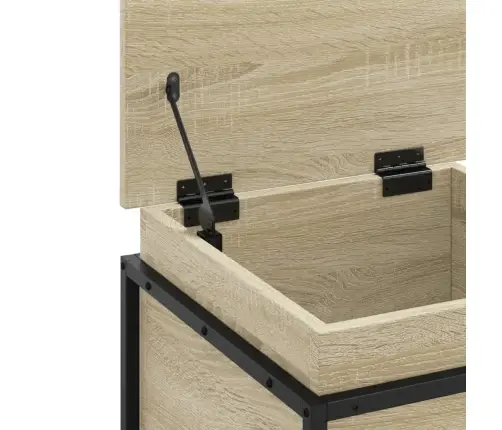 Uzglabāšanas Kaste Ar Vāku, 40X40X51,5 Cm, Inženierijas Koks Vidaxl