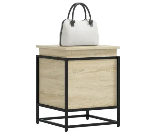 Uzglabāšanas Kaste Ar Vāku, 40X40X51,5 Cm, Inženierijas Koks Vidaxl