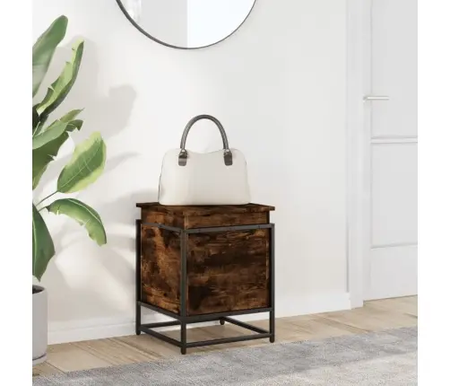 Uzglabāšanas Kaste Ar Vāku, 40X40X51,5 Cm, Inženierijas Koks Vidaxl