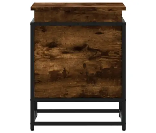 Uzglabāšanas Kaste Ar Vāku, 40X40X51,5 Cm, Inženierijas Koks Vidaxl