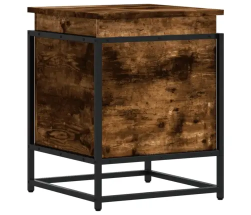 Uzglabāšanas Kaste Ar Vāku, 40X40X51,5 Cm, Inženierijas Koks Vidaxl