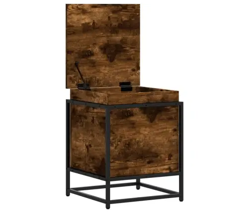 Uzglabāšanas Kaste Ar Vāku, 40X40X51,5 Cm, Inženierijas Koks Vidaxl