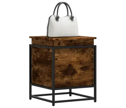 Uzglabāšanas Kaste Ar Vāku, 40X40X51,5 Cm, Inženierijas Koks Vidaxl