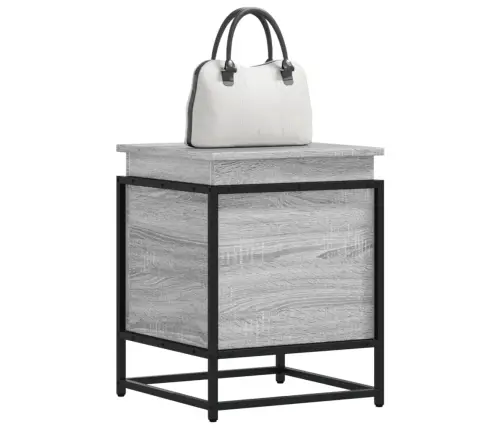 Uzglabāšanas Kaste Ar Vāku, 40X40X51,5 Cm, Inženierijas Koks Vidaxl