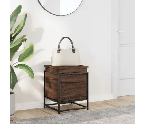 Daiktadėžė Su Dangčiu, Ruda, 40X40X51,5cm Apdirbta Mediena