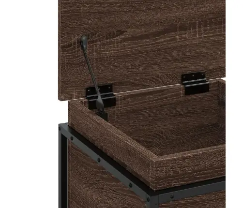 Daiktadėžė Su Dangčiu, Ruda, 40X40X51,5cm Apdirbta Mediena