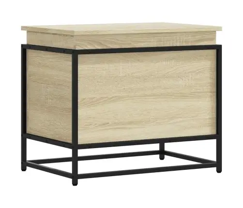 Daiktadėžė Su Dangčiu, Ąžuolo, 60X40X51,5cm Apdirbta Mediena