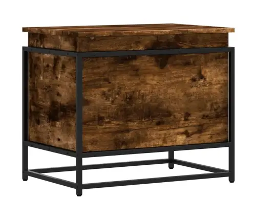 Daiktadėžė Su Dangčiu, Dūminė, 60X40X51,5cm Apdirbta Mediena