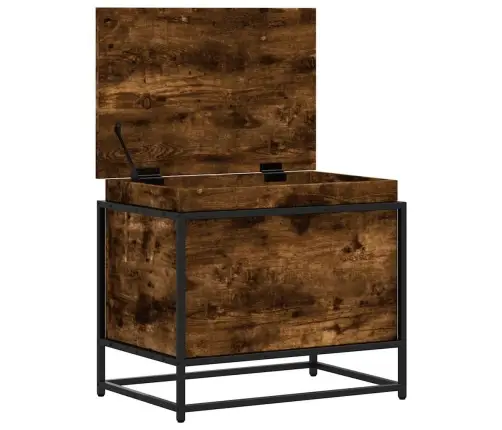 Daiktadėžė Su Dangčiu, Dūminė, 60X40X51,5cm Apdirbta Mediena