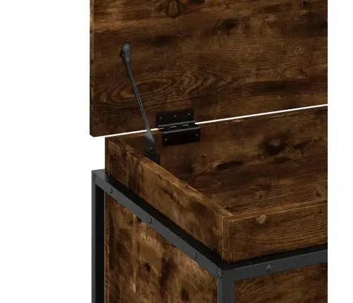 Daiktadėžė Su Dangčiu, Dūminė, 60X40X51,5cm Apdirbta Mediena