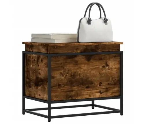 Daiktadėžė Su Dangčiu, Dūminė, 60X40X51,5cm Apdirbta Mediena