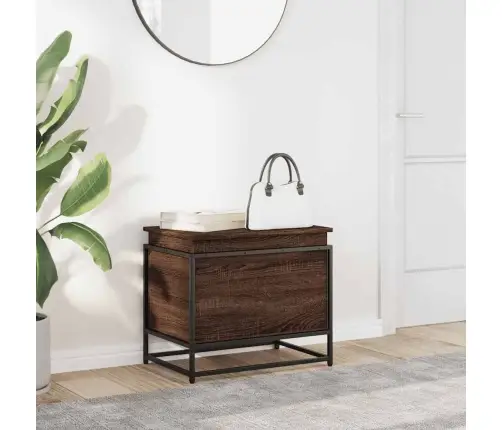 Daiktadėžė Su Dangčiu, Ruda, 60X40X51,5cm Apdirbta Mediena