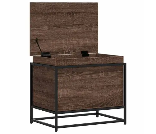 Daiktadėžė Su Dangčiu, Ruda, 60X40X51,5cm Apdirbta Mediena