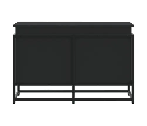 Daiktadėžė Su Dangčiu, Juoda, 80X40X51,5cm Apdirbta Mediena