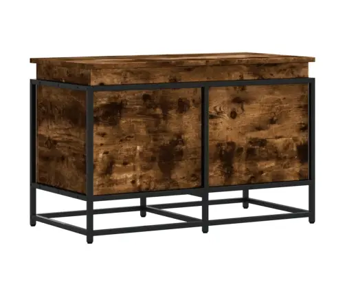 Daiktadėžė Su Dangčiu, Dūminė, 80X40X51,5cm Apdirbta Mediena