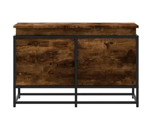 Daiktadėžė Su Dangčiu, Dūminė, 80X40X51,5cm Apdirbta Mediena