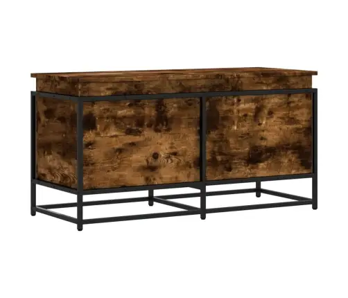 Uzglabāšanas Kaste Ar Vāku, 100X40X51,5 Cm, Inženierijas Koks Vidaxl