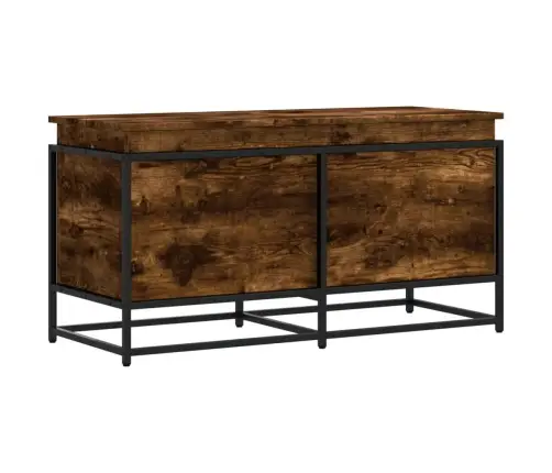 Uzglabāšanas Kaste Ar Vāku, 100X40X51,5 Cm, Inženierijas Koks Vidaxl