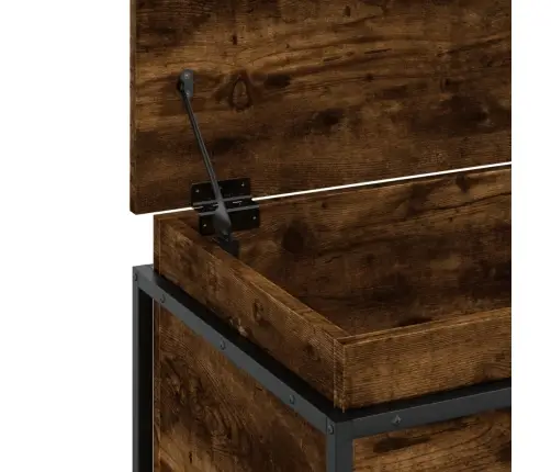 Uzglabāšanas Kaste Ar Vāku, 100X40X51,5 Cm, Inženierijas Koks Vidaxl