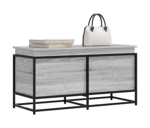 Uzglabāšanas Kaste Ar Vāku, 100X40X51,5 Cm, Inženierijas Koks Vidaxl