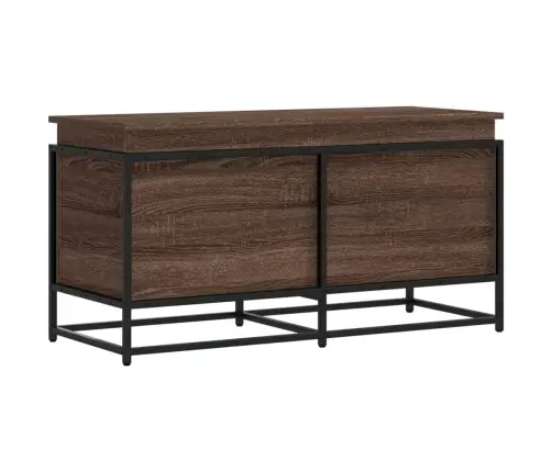 Uzglabāšanas Kaste Ar Vāku, 100X40X51,5 Cm, Inženierijas Koks Vidaxl