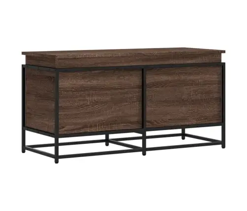 Uzglabāšanas Kaste Ar Vāku, 100X40X51,5 Cm, Inženierijas Koks Vidaxl