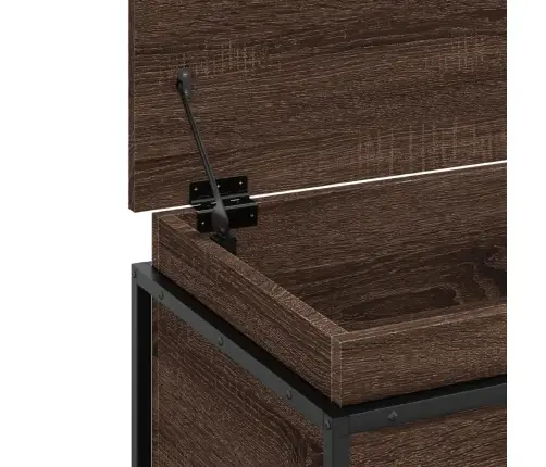 Uzglabāšanas Kaste Ar Vāku, 100X40X51,5 Cm, Inženierijas Koks Vidaxl