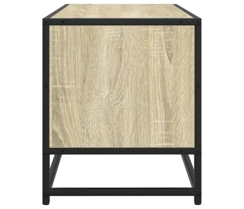 Tv Skapītis, Ozola, 80X34,5X40 Cm, Inženierijas Koks, Metāls Vidaxl