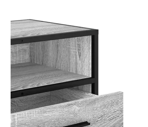 Tv Skapītis 100X34,5X40 Cm Inženierijas Koks Metāls Vidaxl