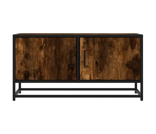Tv Skapītis, Ozola, 80X34,5X40 Cm, Inženierijas Koks, Metāls Vidaxl