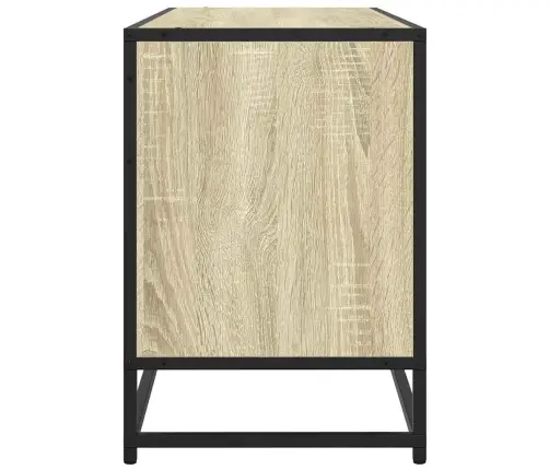 Tv Skapītis, Ozola, 100X35X50 Cm, Inženierijas Koks, Metāls Vidaxl